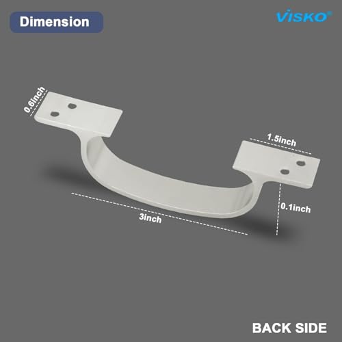 Image of Visko 1005 Handles D Secton 150 Mm Premium |10 Pcs Set | Used for Door | Door Handle Set | Combo Pack |
