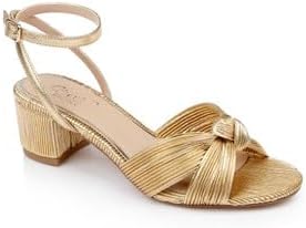 Jewel Badgley Mischka Hudson Pleated Sandal - Image 2