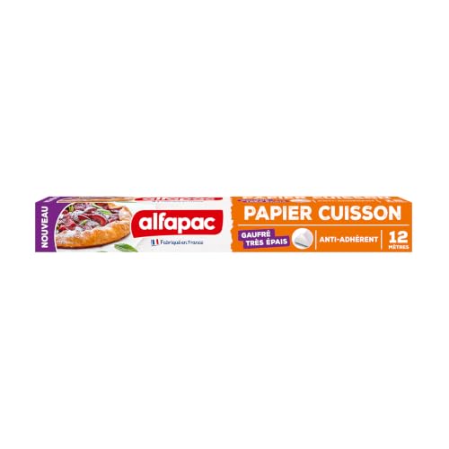 alfapac - papier cuisson - gaufré, très épais - 12M