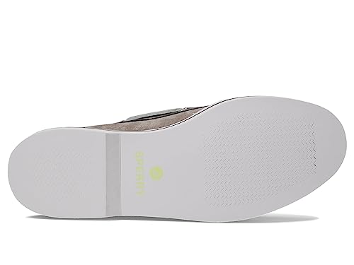 Sperry Sapato náutico masculino autêntico Plushwave com sola dupla, Cinza, 38