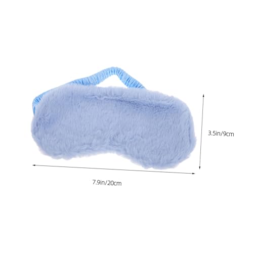 CTIRCHIU かわいいぬいぐるみ風柔らかい光遮断アイマスク 軽量快適な女性 向け睡眠用アイカバー 旅行 昼寝 リラックスムに