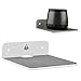 TXEsign Wall Shelf Speaker Mount, Small Wall Shelf for Speaker, Webcam, Cell Phones, Acrylic Floating Shelf (White)