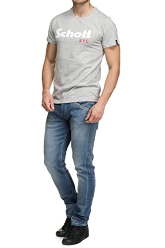 Schott NYC Ts01mclogo T-Shirt, Multicolore