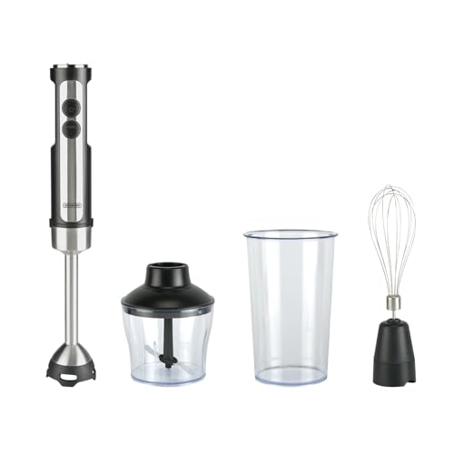 Bourgini Classic - Batidora de mano extrapotente con 20 velocidades y modo turbo - Picadora - 1200 W