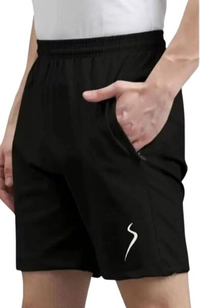Men Sports Shorts Solid Comfortable Gym Fitness Running Casual Athletic Half Pants-image-15