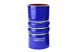 HPS CAC-400-COLD Silicone High Temperature 4-ply Reinforced Charge Air Cooler CAC Hose Cold Side, 100 PSI Maximum Pressure, 6