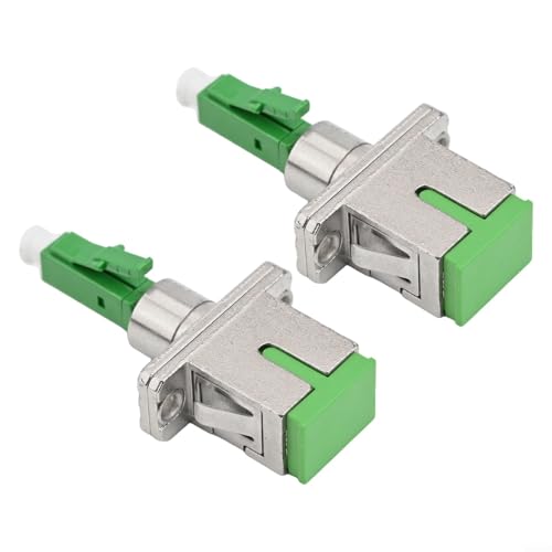 Adaptador de fibra óptica 2PCS para SC para APC hembra compatible con LC para APC macho para montaje de enlace óptico