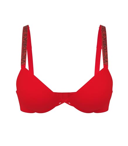 Victoria's Secret Very Sexy Shine Strap Push-Up Bra, Lipstick Red Shine, 34DD - image 3