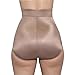 Rago Style 513 | High Waist Tummy Control Panty | Light Shaping with Inner Lining | Full Coverage Brief | Made in USA (Mocha, 8X/46)
