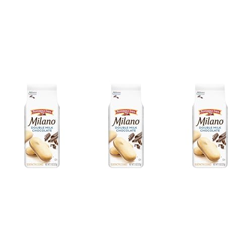 Image of Pepperidge Farm Milano Double Milk Chocolate Cookies, 7.5 OZ Bag (15 Cookies) (Pack of 3)