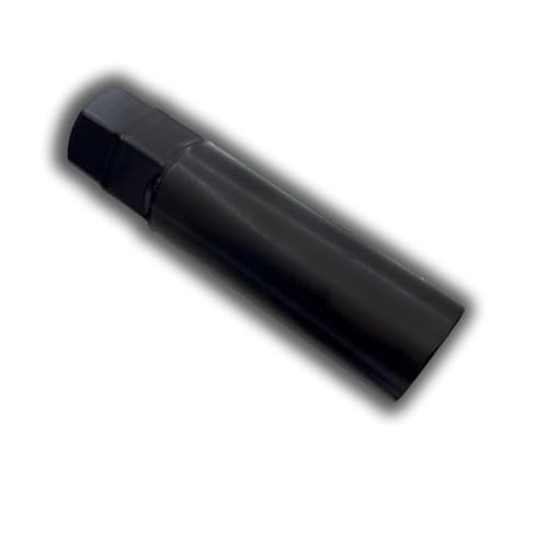 Image of Small 7 Spline Lug Nut Socket; Replacement 7 Point Spline Drive Tuner Wheel Lock Lug Nuts - 19mm 3 /4 inch 21mm 13 /16 inchHex Socket Wrench