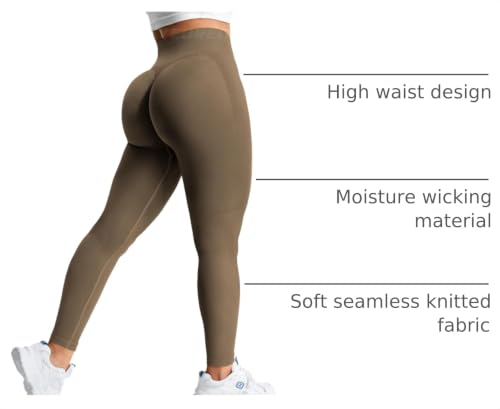 Image of YEOREO Boost Amplify Leggings for Women Seamless Scrunch Leggings | High Waist, Scrunch, Yoga, Athletic