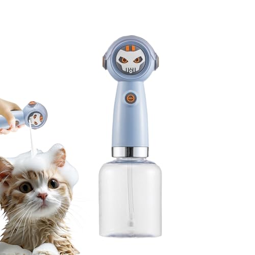 Dispenser De Champu Para Mascotas,Rociador De Ducha Ergonómico | Máquina Eléctrica De Espuma Para Cachorros | Para Baño De Gatos Perros Lavado Doméstico Bañera Aseo Exterior Baño