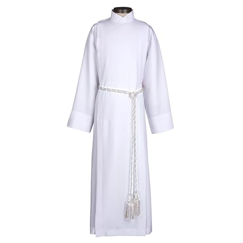 Needzo White Gethsemane Cincture - 158 Inches L, 100% Polyester, Gold Thread Detail4