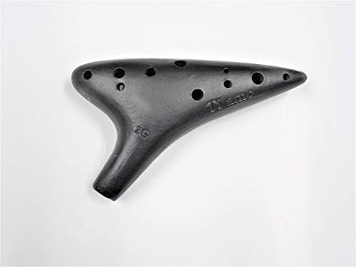 ティアーモ　黒陶　SF管　合奏モデル ティアーモ オカリナ アルトC シングル管 黒陶シリーズ合奏モデル 4C