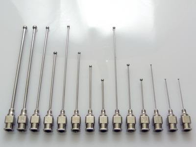 7913 Stainless Steel Non-Flexible Curved Needle, 18 g x 2" (Pack of 12)