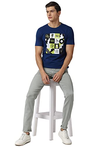 Image of Van Heusen Men's Cotton Slim Fit T-Shirt