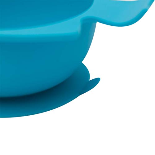 Bowl De Silicone Com Ventosa - Azul, Buba, Azul