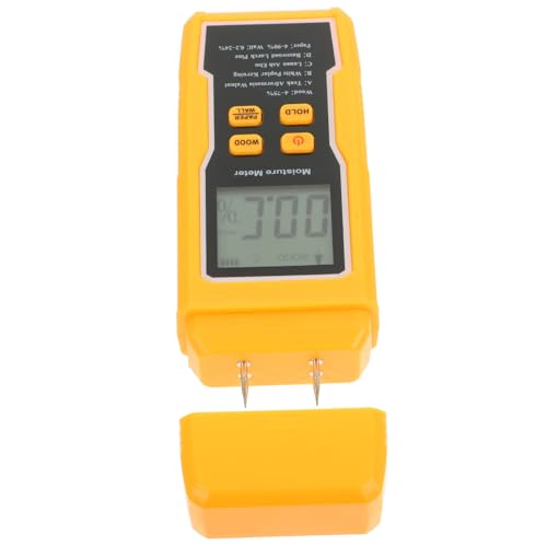 KALLORY Wood Moisture Tester Lcd Screen Digital Moisture Meter for Wood Floor Paper Dampness Detector for Builders