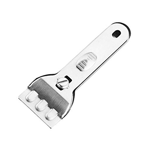 Zonfer 1pc Cristal Halógena Rascador Horno Vitrocerámica, para La Eliminación De La Etiqueta Pegatinas, Decoradores Pintura Remoción Raspador De Pegamento, No De Scratch
