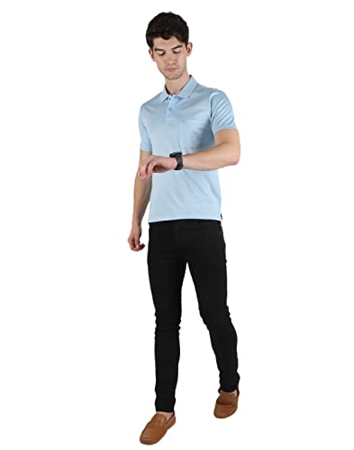 Image of Monte Carlo Mens White Plain Collar T-Shirt |22203606-1