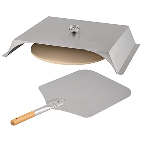 bremermann BBQ Pizza Topper Set with Thermometer Cover