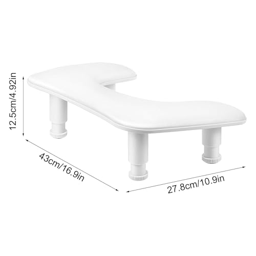 Repose-bras ongles ergonomique en U avec support amovible - 6