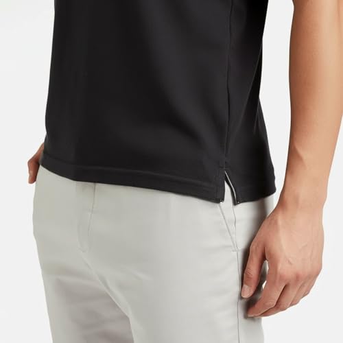 Image of Men's Premium Cotton Pique Polo T-Shirt, Classic Fit Short Sleeve Casual Summer Shirt, Soft & Breathable Fashion Polo