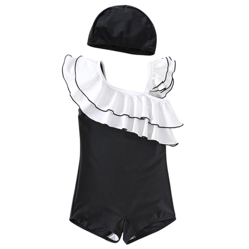Maillot de bain fille 2 pièces imprimé princesse pour la piscine et la plage de 3 à 10 ans