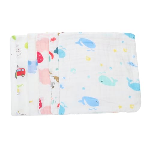 TOYANDONA 6 Piezas toalla de bebe baberos bebe babero bebe baberos toalla bebé algodón babero bebé toallas de algodon bebé de algodón baberos de toalla de bebé toalla de color sólido