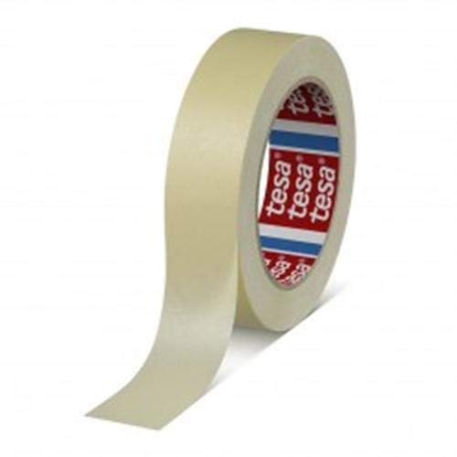 Tesa 4329-25 x 50 Allzweck-Kreppband, dünn, 5000 cm Länge, 2,5 cm Breite, 144 Stück