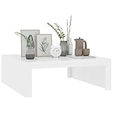 Amplio espacio de almacenamiento: ¡Esta sencilla mesa de centro es un aporte atemporal a la decoración de tu casa! La superficie robusta proporciona una superficie estable y segura, en la que puedes colocar bebidas, jarrones, revistas, libros, mandos a distancia y más.