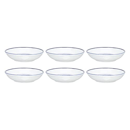 Zerodeko 4 Pz Piatto Di Condimento Ciotole Per Immersione Di Lombate Piatto Piatti Bianchi Piatti Per Antipasti Di Degustazione Aceto Ceramica Dedicato Piccolo Condimento