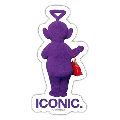 Spreadshirt Teletubbies Tinky Winky Red Purse Iconic Design Sticker, 4
