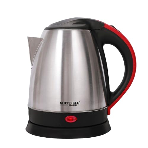 Sheffield Classic Electric Kettle 1.5L – Fast Boil, Auto Shut-Off, Stainless Steel Body, 1500W, Cool Touch Handle – Ideal for Home & Office Use-image-3