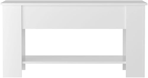 Miniatura 4 de Mesa de centro convertible, mesa de centro para sala de estar, adecuada para sala de estar, oficina, balcón, sala de estar familiar, color blanco