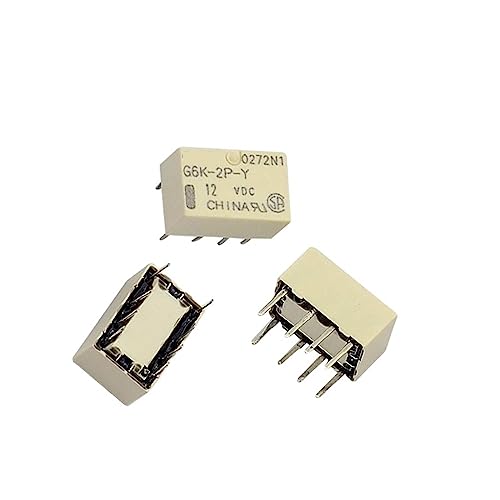 Relais G6K-2P-Y DC12V commutation stable pour circuits basse tension