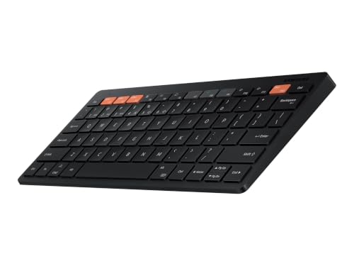 Samsung EJ-B3400BBGGDE Clavier pour Tablette Noir Bluetooth QWERTZ Allemand