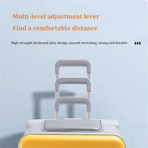 2-in-1 Children's Ride-On Suitcase, 20 Inch Hardside Carry on Luggage,Case & Baby Stroller,Expandable Luggage,Foldable and Rideable Suitcase,for Toddler Baby Travel Flight,Black 6