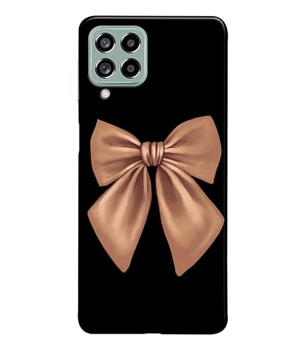 Image of Girly Pink Bow Printed Hard Back Case Cover Compatible for Samsung Galaxy M53 5G / Samsung M53 5G (Multicolor) - D1660