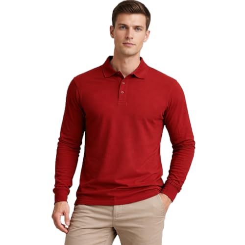 Chemise col boutonné homme en coton coupe classique confortable