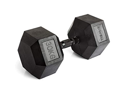 Manubrio Coppia Hex Rubber Dumbbell kg. 30