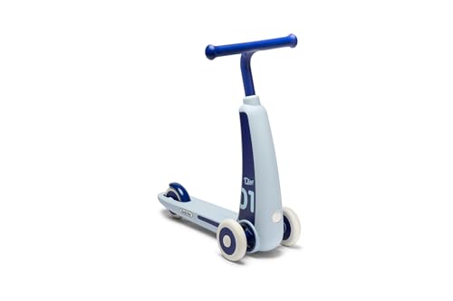 Italtrike Dino Scooter Toy for Toddlers & Kids, Indoor & Outdoor Use, Safe Design, Sturdy Child Safe Wheels, 2-4 Years, Made in Italy (Blue)