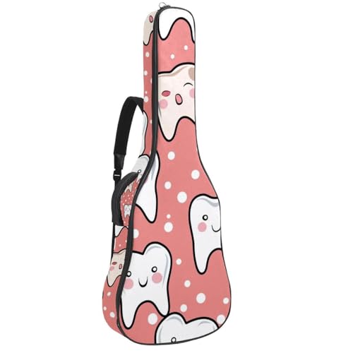 Étui souple pour guitare acoustique 109 cm en tissu Oxford multicolore