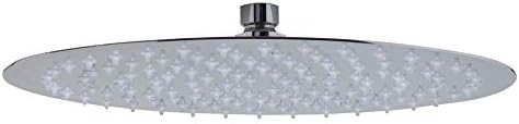 ALFI brand RAIN12R 12-Inch Solid Round Ultra Thin Rain Shower Head, Polished Stainless Steel
