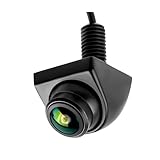 Dual-use & Compatible: Car camera is equipped with no-drill and bolt hole covers for your multi-position mounting needs, and specially equipped with a 4-pin to AV connector adapter cable, which is compatible with both 4-pin and AV connectors 360° Rot...