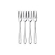 MasterClass Edelstahl-Gabeln für Gebäck und Kuchen, 15 cm (4er-Set), Silber