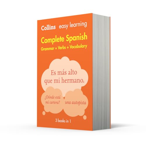 Collins Easy Learning Spanish Complete Grammar, Verbs and Vocabulary (3 books in 1): Trusted Support for Learning
