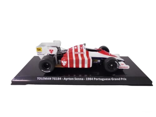 Auto a escala 1:24 TOLEMAN TG184 Ayrton Senna 1984 miniatura 2
