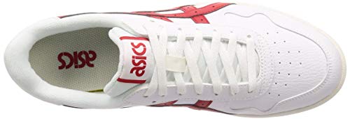 Asics Japan S, Scarpe Uomo, White/Speed Red, 40.5
